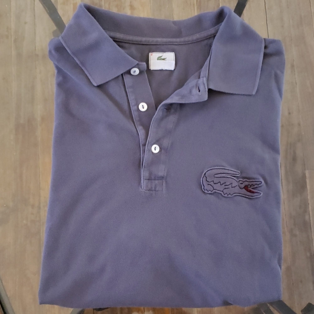 Lacoste big croc polo shirt